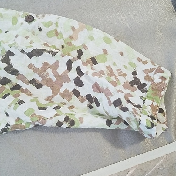 Linen button up blouse - Picture 5 of 7